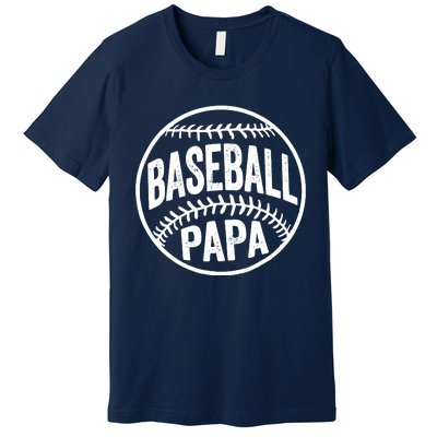 Baseball Papa Premium T-Shirt