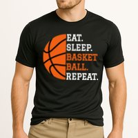 Basketball Player Boy Eat Sleep Basketball Repeat Cooling Performance Crew T-Shirt
