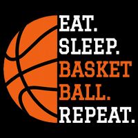 Basketball Player Boy Eat Sleep Basketball Repeat Cooling Performance Crew T-Shirt