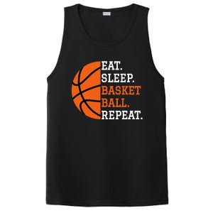 Basketball Player Boy Eat Sleep Basketball Repeat PosiCharge Competitor Tank