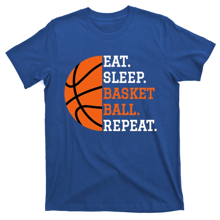 Basketball Player Boy Eat Sleep Basketball Repeat T-Shirt