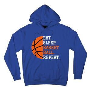 Basketball Player Boy Eat Sleep Basketball Repeat Tall Hoodie