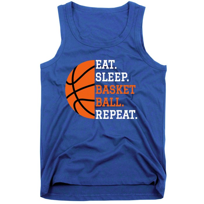 Basketball Player Boy Eat Sleep Basketball Repeat Tank Top