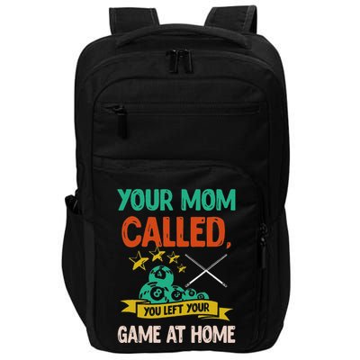 Billiard Player Billard 8 Ball Pool Impact Tech Backpack