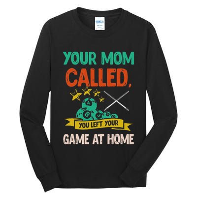 Billiard Player Billard 8 Ball Pool Tall Long Sleeve T-Shirt