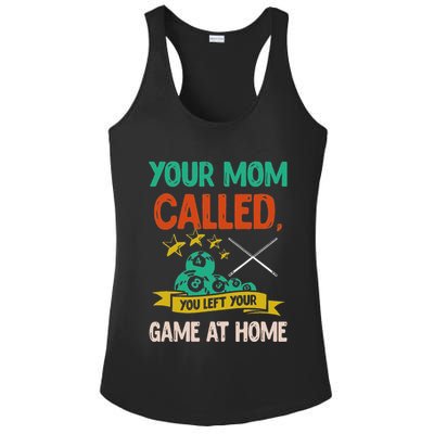 Billiard Player Billard 8 Ball Pool Ladies PosiCharge Competitor Racerback Tank