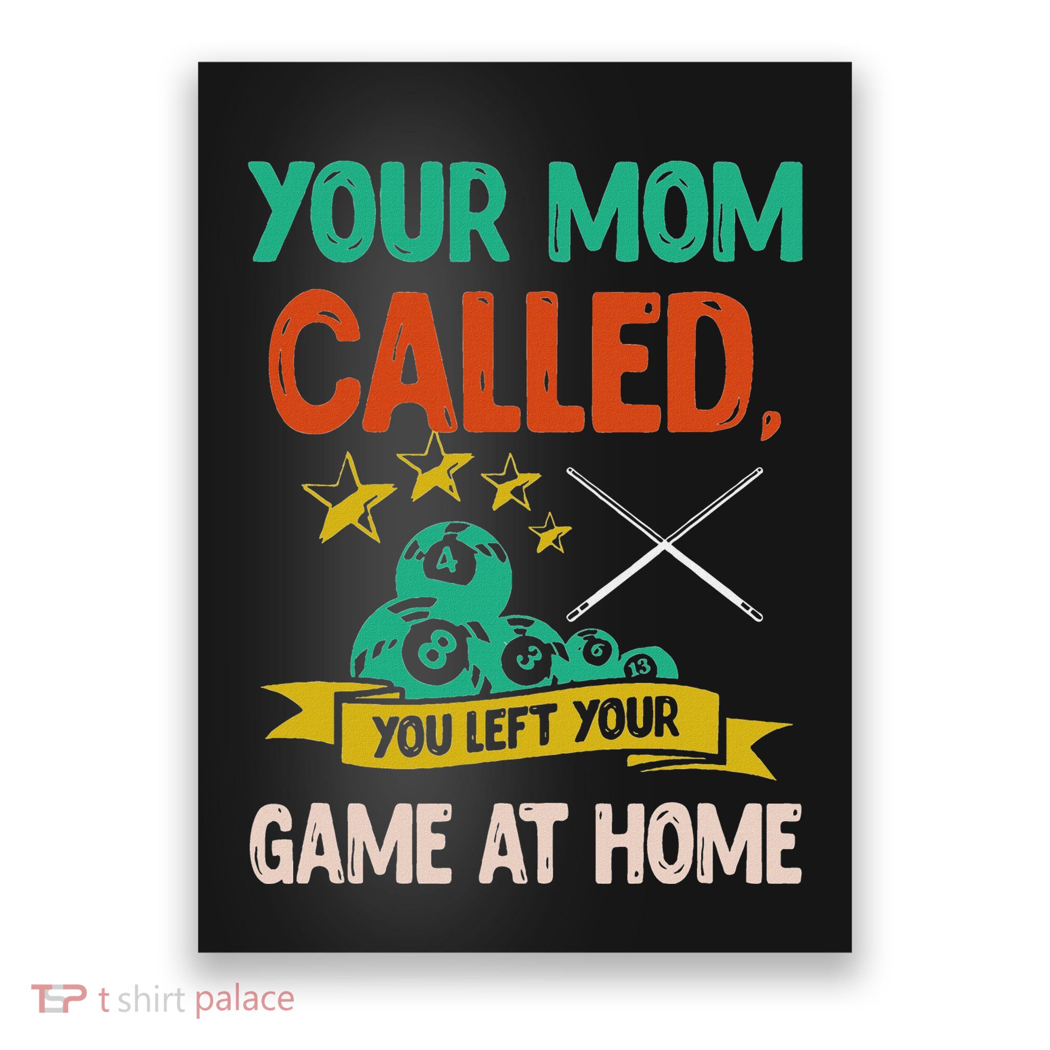 Billiard Player Billard 8 Ball Pool Poster