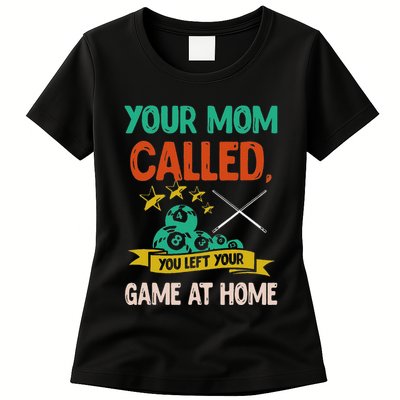 Billiard Player Billard 8 Ball Pool Womens T-Shirt