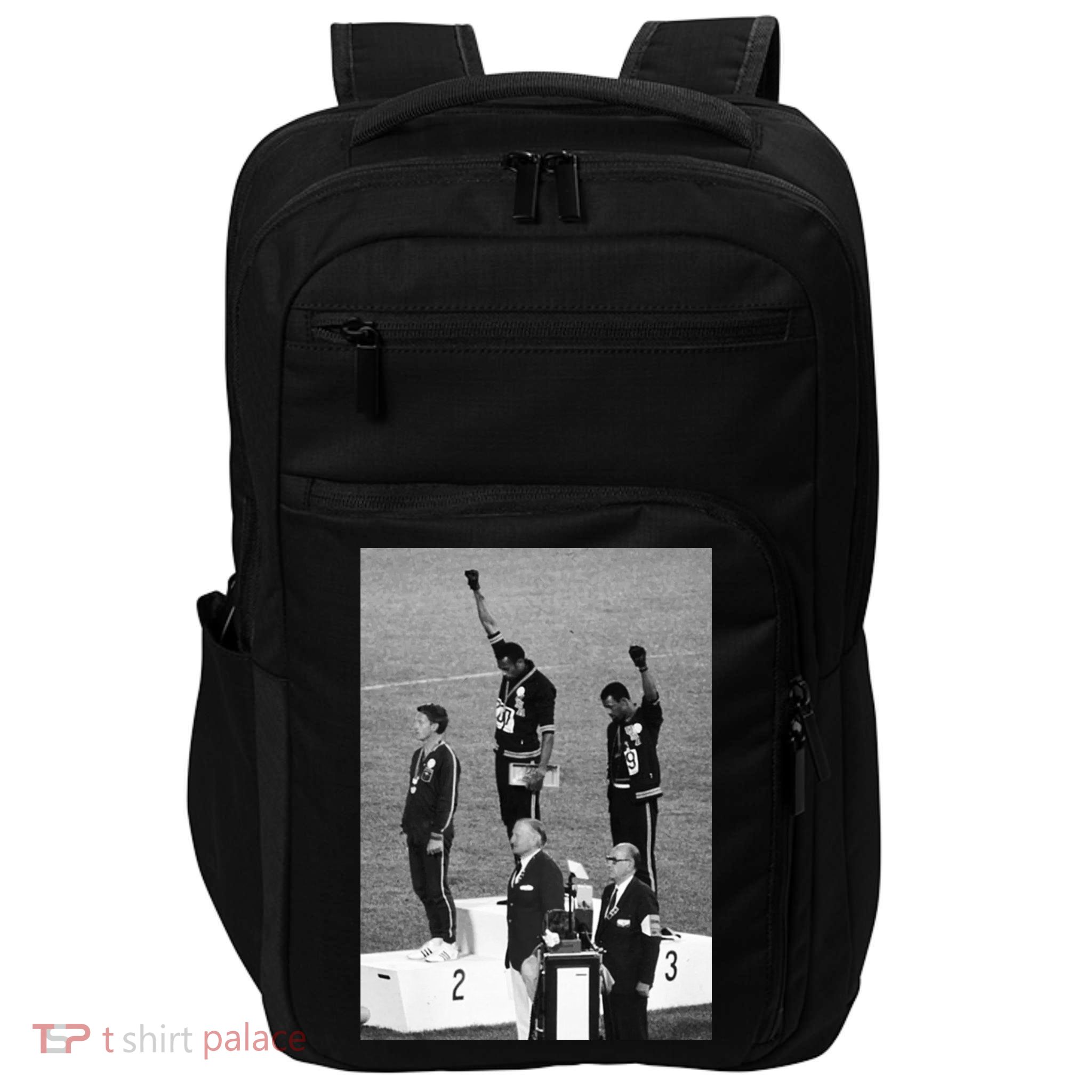 Black Power Black Fist 1968 Olympics Impact Tech Backpack