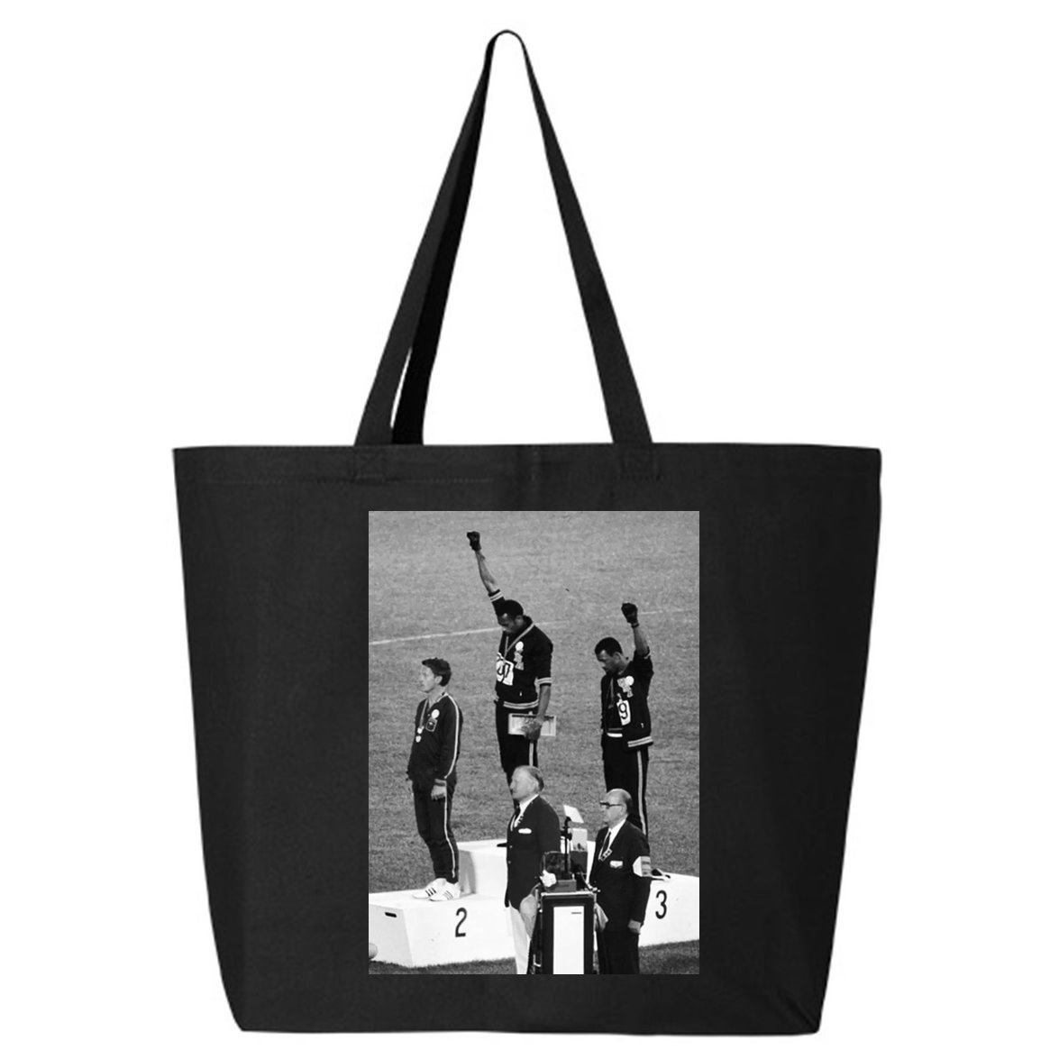 Black Power Black Fist 1968 Olympics 25L Jumbo Tote
