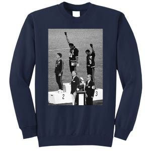 Black Power Black Fist 1968 Olympics Tall Sweatshirt