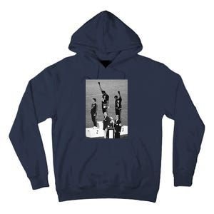 Black Power Black Fist 1968 Olympics Tall Hoodie