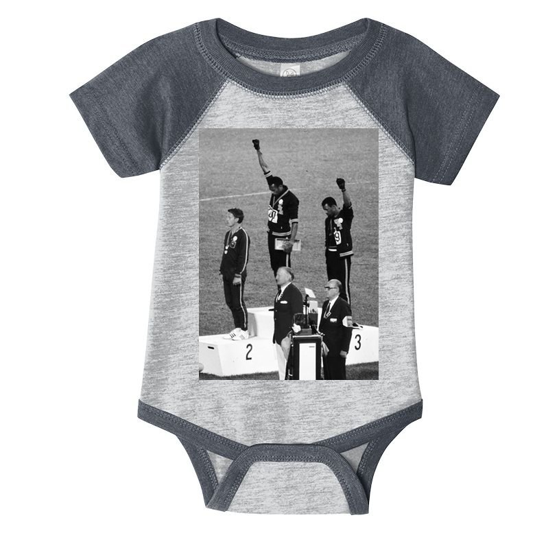 Black Power Black Fist 1968 Olympics Infant Baby Jersey Bodysuit
