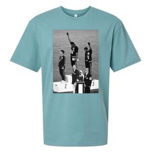 Black Power Black Fist 1968 Olympics Sueded Cloud Jersey T-Shirt