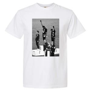 Black Power Black Fist 1968 Olympics Garment-Dyed Heavyweight T-Shirt