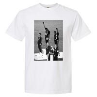 Black Power Black Fist 1968 Olympics Garment-Dyed Heavyweight T-Shirt