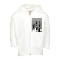 Black Power Black Fist 1968 Olympics Toddler Zip Fleece Hoodie