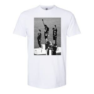 Black Power Black Fist 1968 Olympics Softstyle CVC T-Shirt