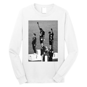 Black Power Black Fist 1968 Olympics Long Sleeve Shirt