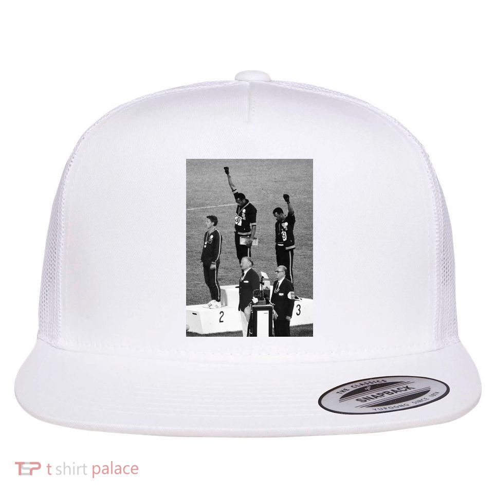 Black Power Black Fist 1968 Olympics Flatbill Hat