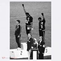 Black Power Black Fist 1968 Olympics Flatbill Hat