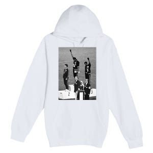 Black Power Black Fist 1968 Olympics Premium Pullover Hoodie