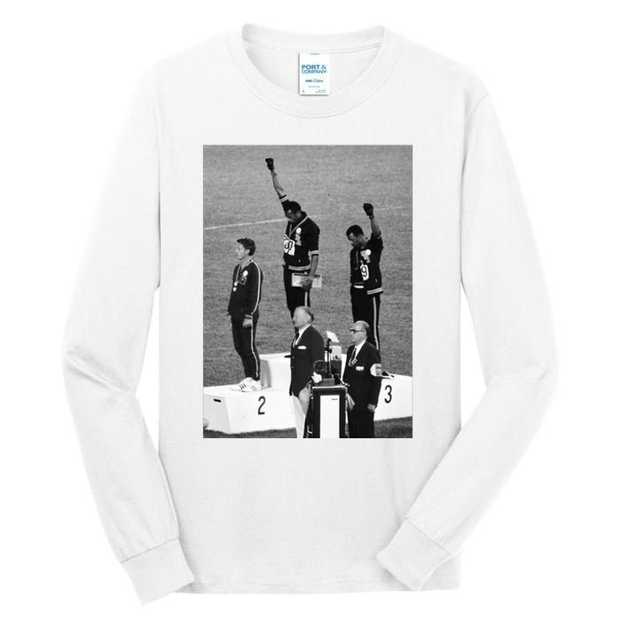 Black Power Black Fist 1968 Olympics Tall Long Sleeve T-Shirt