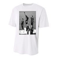 Black Power Black Fist 1968 Olympics Performance Sprint T-Shirt