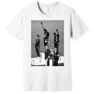 Black Power Black Fist 1968 Olympics Premium T-Shirt