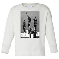 Black Power Black Fist 1968 Olympics Toddler Long Sleeve Shirt