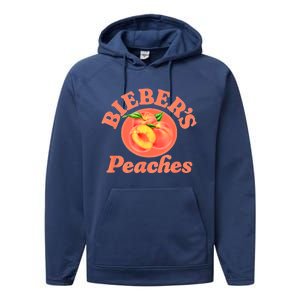 Bieber's Peaches Belieber JB Lover Performance Fleece Hoodie