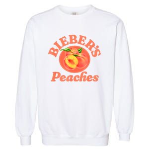 Bieber's Peaches Belieber JB Lover Garment-Dyed Sweatshirt