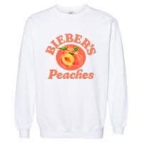 Bieber's Peaches Belieber JB Lover Garment-Dyed Sweatshirt