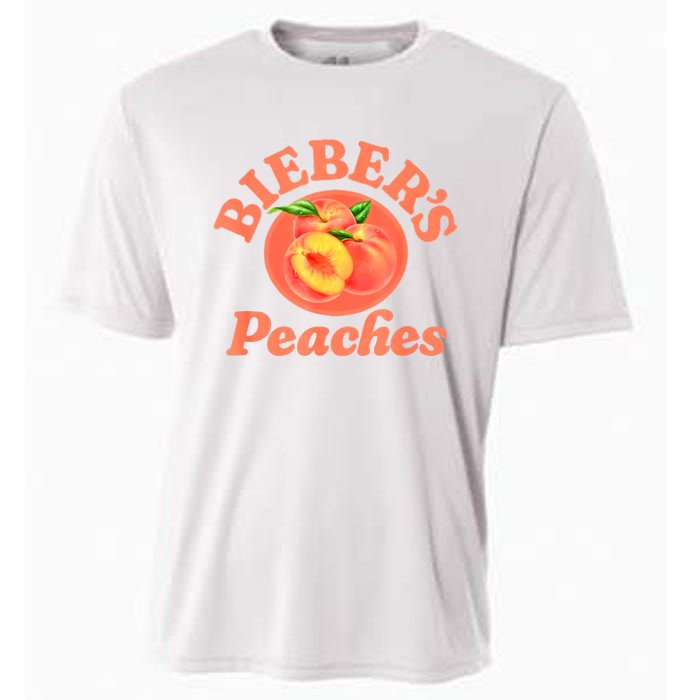 Bieber's Peaches Belieber JB Lover Cooling Performance Crew T-Shirt