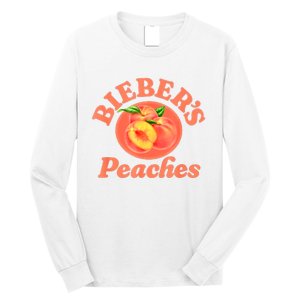 Bieber's Peaches Belieber JB Lover Long Sleeve Shirt