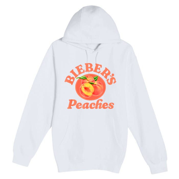 Bieber's Peaches Belieber JB Lover Premium Pullover Hoodie