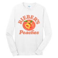 Bieber's Peaches Belieber JB Lover Tall Long Sleeve T-Shirt