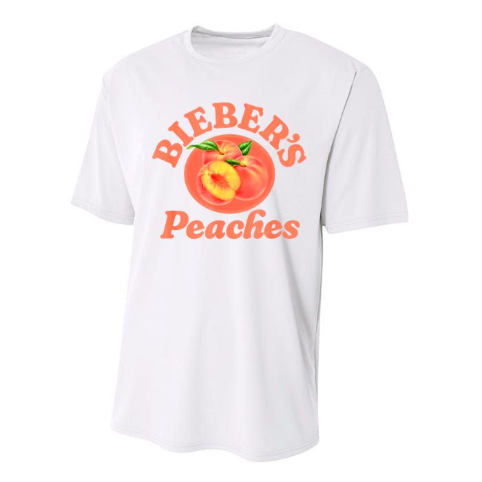 Bieber's Peaches Belieber JB Lover Performance Sprint T-Shirt