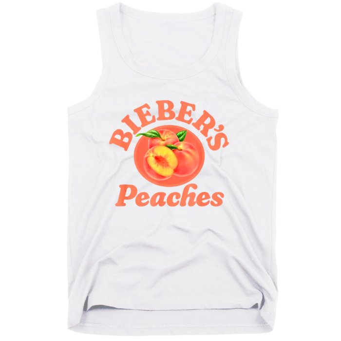 Bieber's Peaches Belieber JB Lover Tank Top