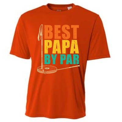 Best Papa By Par For Golfers Gift Cooling Performance Crew T-Shirt