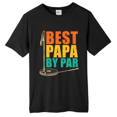 Best Papa By Par For Golfers Gift Tall Fusion ChromaSoft Performance T-Shirt