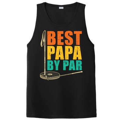 Best Papa By Par For Golfers Gift PosiCharge Competitor Tank