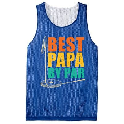 Best Papa By Par For Golfers Gift Mesh Reversible Basketball Jersey Tank