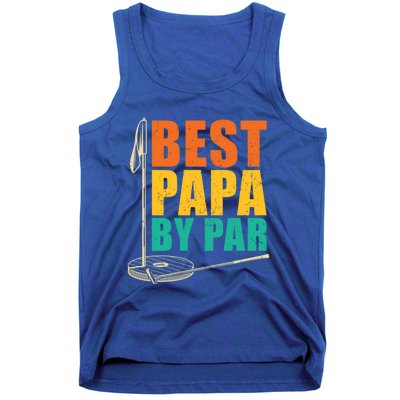 Best Papa By Par For Golfers Gift Tank Top