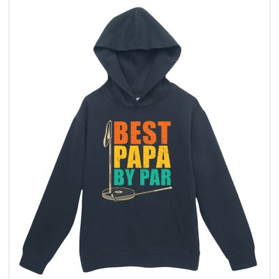 Best Papa By Par For Golfers Gift Urban Pullover Hoodie