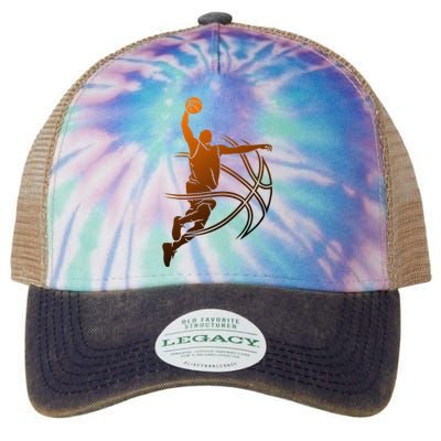 Basketball Player Legacy Tie Dye Trucker Hat