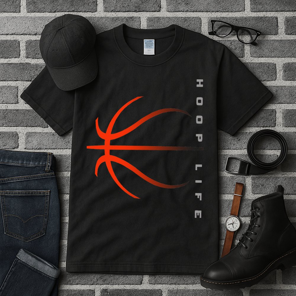Basketball Playing Basketball Sports Retro Sunset Tall T-Shirt