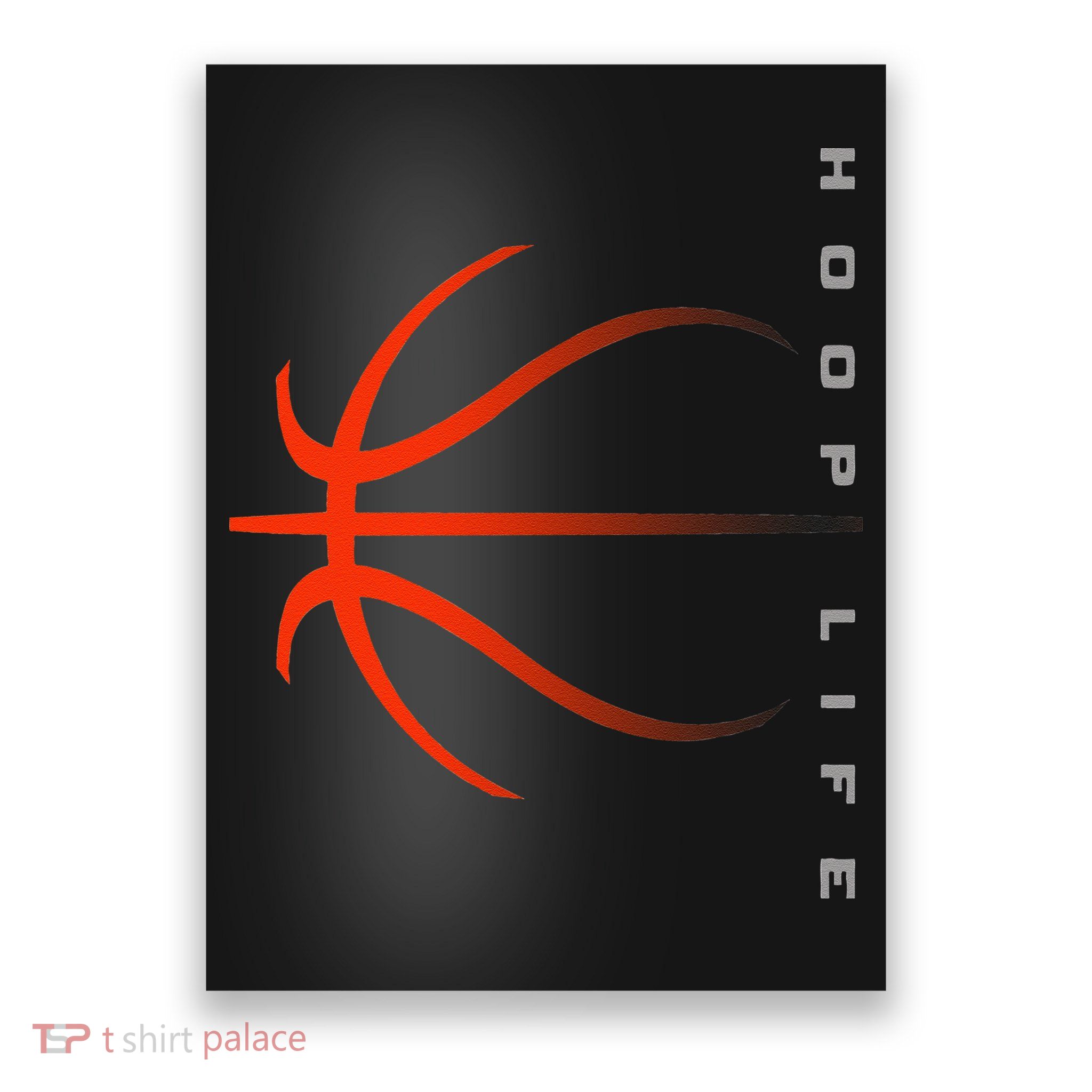 Basketball Playing Basketball Sports Retro Sunset Poster