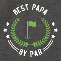 Best Papa By Par Funny Gift Golf Cool Gift For Golfing Dads Cool Gift Vector Backpack