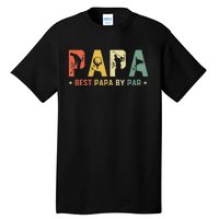 Best Papa by Par Golf Gift Father's Day golf Tall T-Shirt